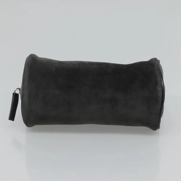 GUCCI Pouch Suede Gray Auth BA1009 - Picture 14 of 16